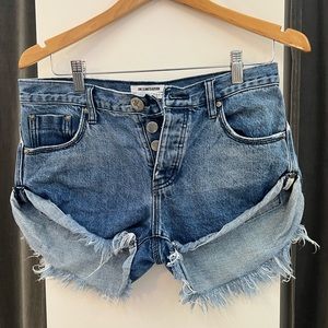 One Teaspoon Bandits Denim Shorts size 24